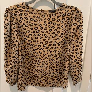 Ann Taylor Cheetah Print Blouse
